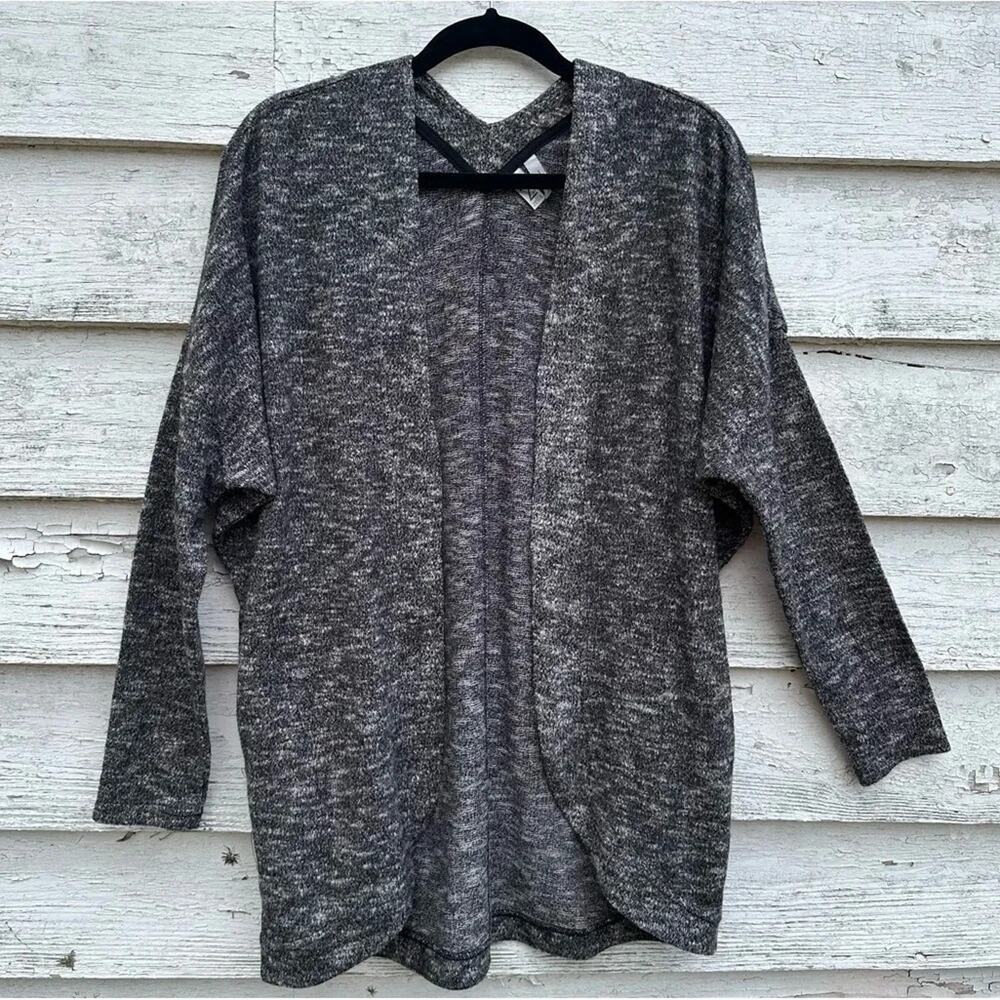 Z by Zella Womens cardigan open front pockets‎ gray excellent condition